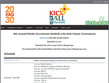 Tablet Screenshot of nm.kickball365.com